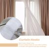 AA58 Window Treatment 4 Prongs Pinch Pleat Drapes Curtain Hooks 20pcs