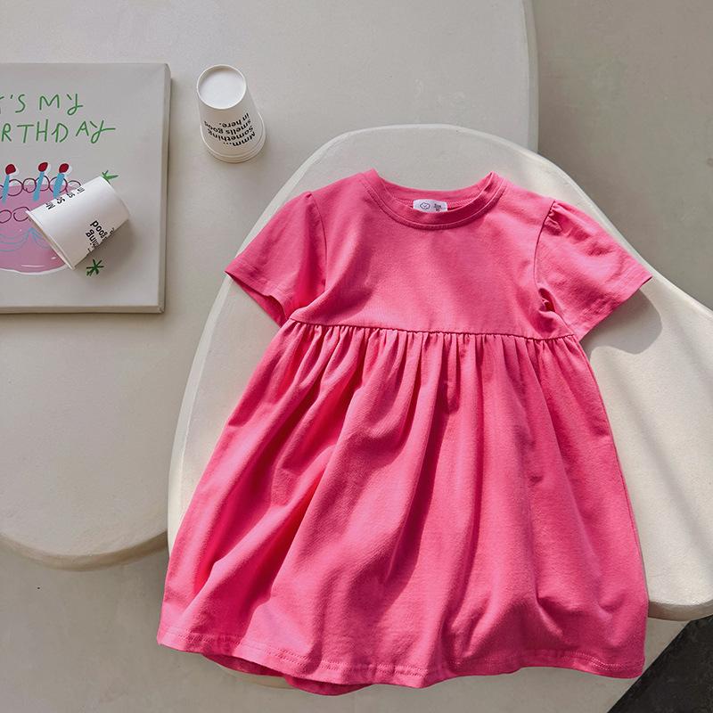Girls Casual Dress For Summer, Children s Loose Princess-style Dress 100cm