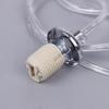 G9 Thread Ceramic Lamp Holder With Hanging Wire G9 Screw Threaded Socket Base + Cable Lighting Accessory