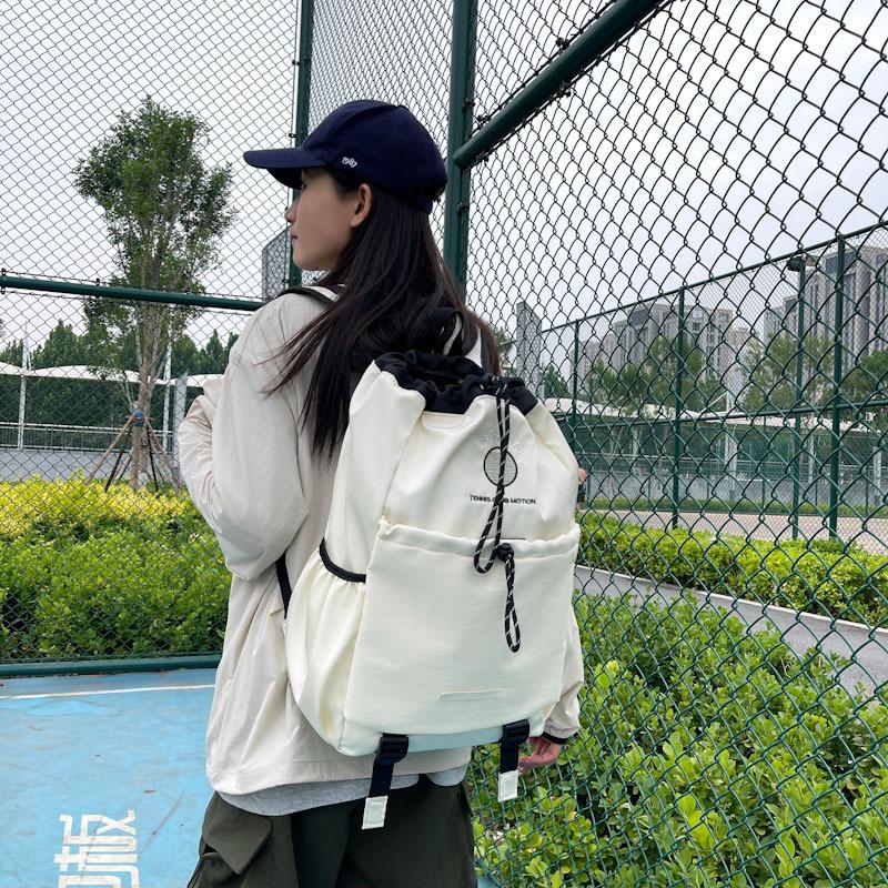 Schoolbag Lightweight Sports Large Capacity Double Shoulder School Bag College Student Export Badminton School Bag Men's and Women's Tennis Racket