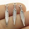 Feathers Leaf Nature Charm Antique Bronze Zinc Alloy Jewelry Making Supplies Bracelet Making Style Pendants
