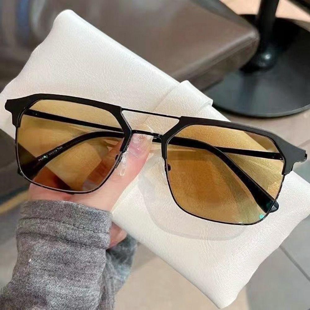 Office Eye Protection Discoloration Ultra-lightweight Frame Anti-Blue Color Lightweight Design Glasses Computer Goggles Oversized Eyeglasses