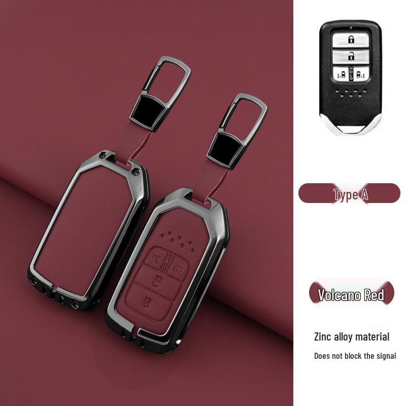 Stylish Metal Car Key Case for XRV, Fit, Vezel, URV, Fengfan, Xiangyu - Personalized Luxury Remote Shell Cover