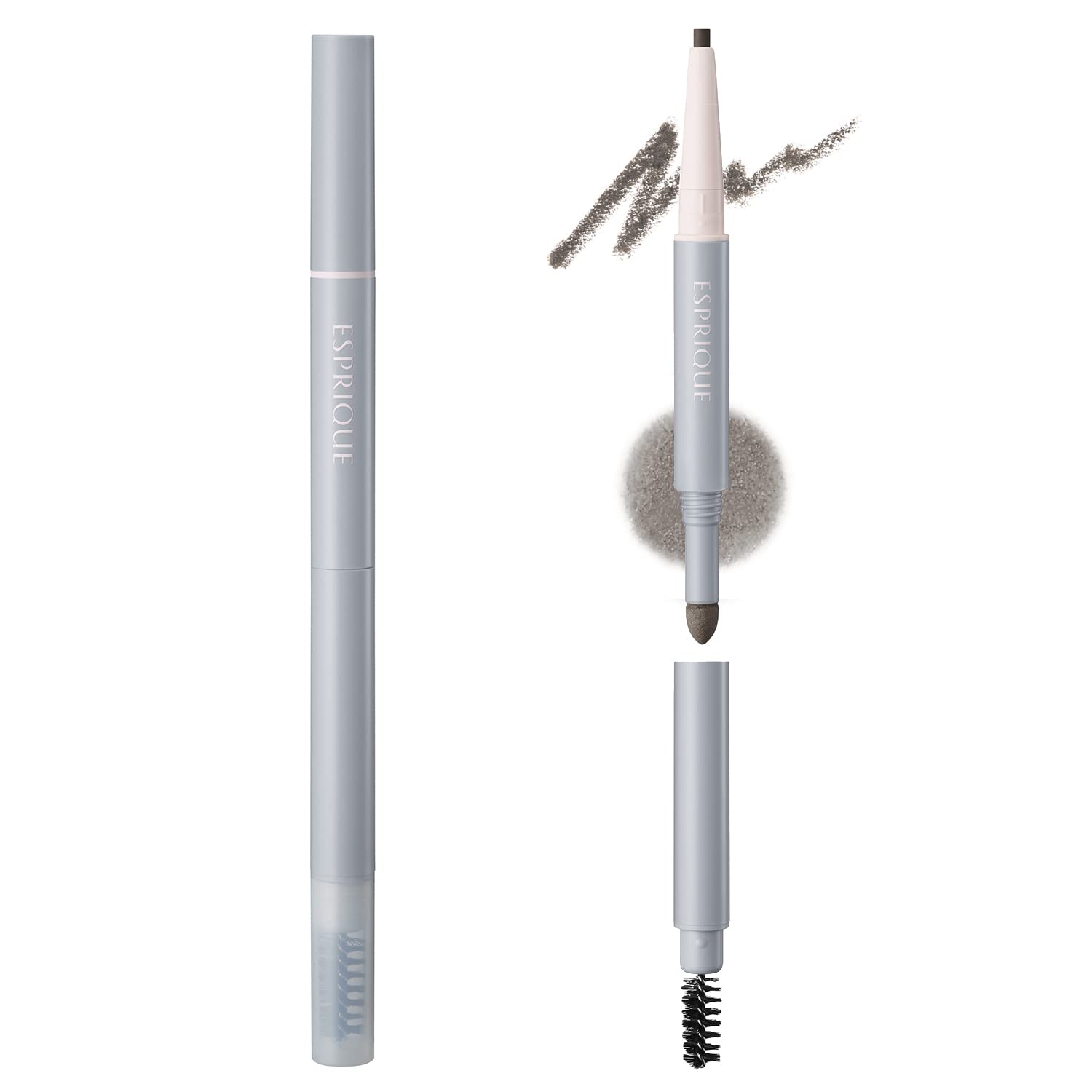 

ESPRIQUE W Eyebrow Styler (Pencil & Powder) GY002 Gray 0.5g 1.0 piece