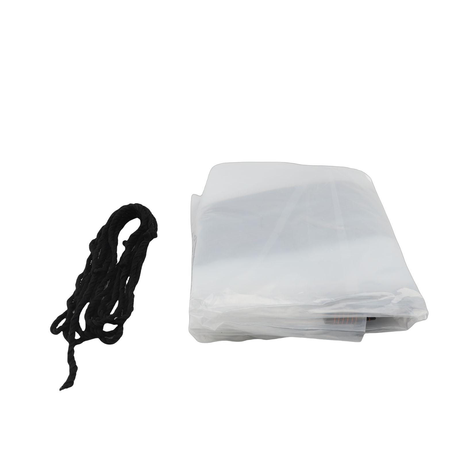 Transparent Rainproof Tarp with Grommets PE Clear Warm Keeping Greenhouse Cover for Outdoor Garden Flower Plants
