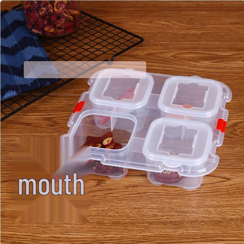 Multi-Compartment Food Sample Storage Box
