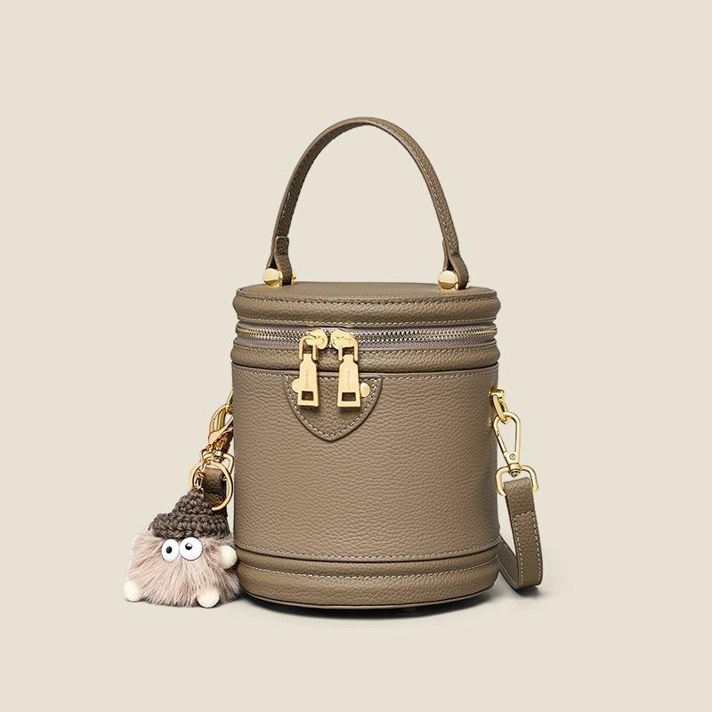 Bag women's new summer bucket bag women's bag cylindrical small bag high-end portable messenger bag