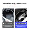 Car LED Ashtray Stainless Steel Liner Smoke Isolating Container For Volkswagen VW Polo Jetta Sagitar Magotan Passat B5 B6 B7 CCKD6