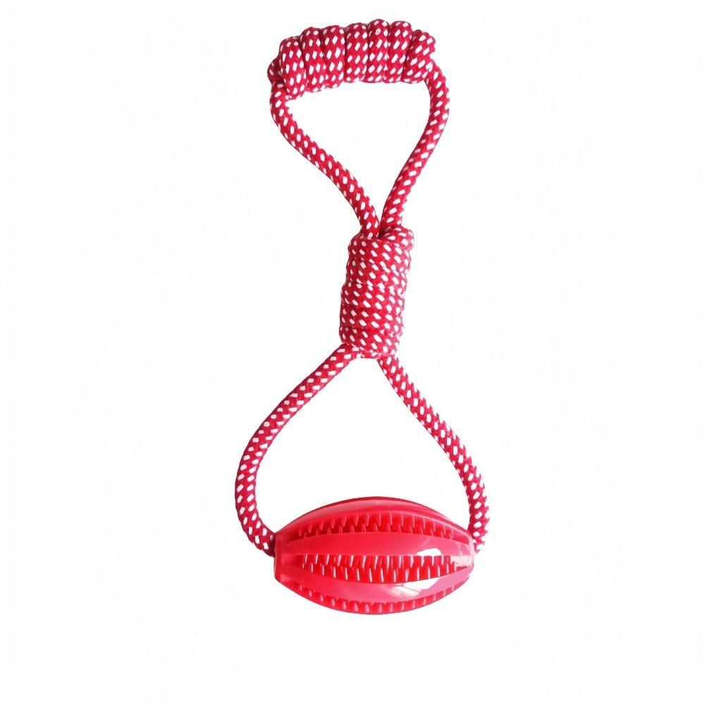 

Игрушка для чистки зубов для собак, веревка, интерактивный тренировочный инструмент для игр, креативная жевательная игрушка для питомцев, товары для питомцев красный