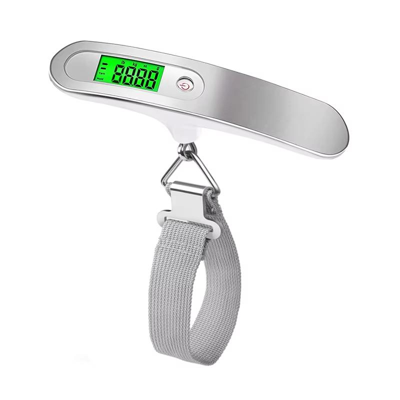 Scale Electronic Backlight Scale Spring Balance Luggage Scale Steelyard Suitcase Travel Hanging Steelyard Hook Scale 50kg/110lb