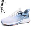 Men's Golf Shoes, Spring and Summer Mesh Breathable Golf Jogging Shoes, Outdoor Lightweight and Nail Free Comfortable Golf Shoes