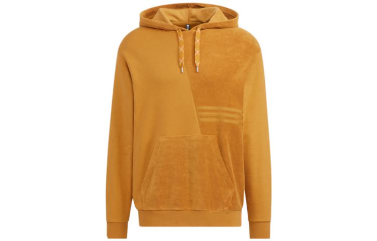Adidas Neo Sweatshirts Unisex Brown Hooded Moderate Regular HN4730 S