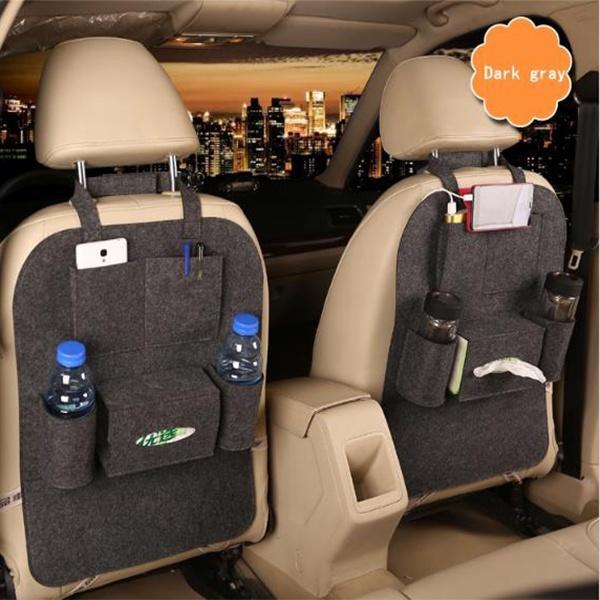 

Сумка для зберігання на спинці автомобільного сидіння Багатофункціональна повстяна сумка для зберігання