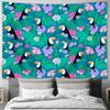 Bohemian Tapestry Wall Hanging Nature Forest Trees Birds Floral Aesthetic Room Decor Large Wall Art Dorm Room Decor Home Living