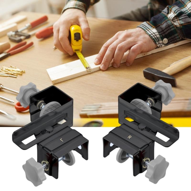 2Pcs Corrosion Resistant Stainless Steel Fixing Clips Crafted for Easy Drawer Panel Attachment in Home Improvement and Woodworking