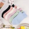 Summer Breathable Pure Cotton Non-slip Boat Socks - Thin, Comfortable, Versatile Short Socks