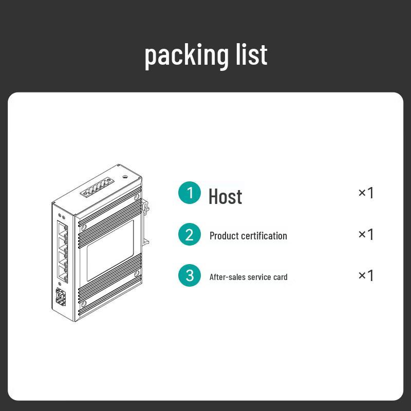 Maiwei 5-Port Gigabit Industrial PoE Switch