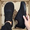 Men’S Sneakers Wide Toe Barefoot Shoes Breathable Stylish Minimalist Flat Shoes Summer Lightweight Non Slip Hook Loop Mesh Shoe