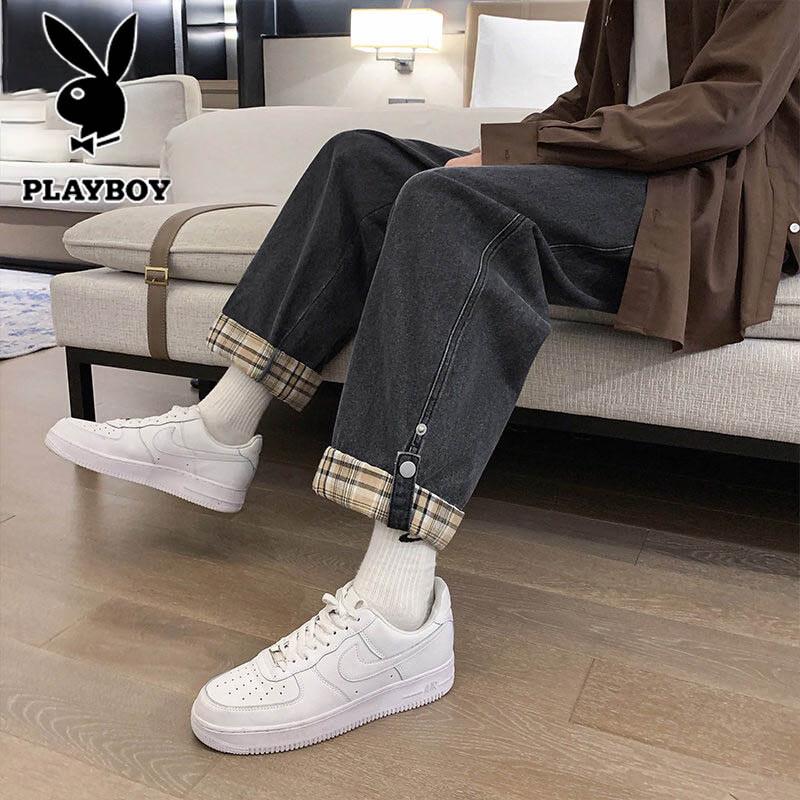 PLAYBOY Men s Relaxed Straight Fit Casual Jeans XXXL(36)