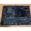 Used Unused Muffler Stole Silk Black Woven Pattern 70% PASHMINA 30% SILK Pashmina