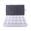 Plastic Paint Box 12/18/24 Wells Leakproof Paint Storage Case For Watercolor Oil Acrylic Paints Artists Art Supplies