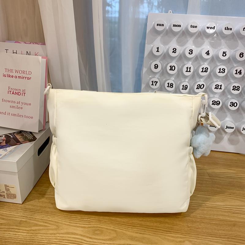 Dámská kabelka přes rameno studentská velkokapacitní taška na knihy na hodiny crossbody taška