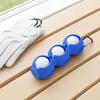 Porta Palline da Golf in Silicone con Moschettone, Contiene 3 Palline, Copertura Portapalline da Golf per Borsa da Golf, Custodia Protettiva Organizzatore Palline da Golf, Accessori da Golf