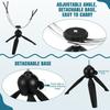 Folding Fishing Rod Stand 360° Adjustable Ice Pole Holder Ice Fishing Rod Rack  Ice Fishing