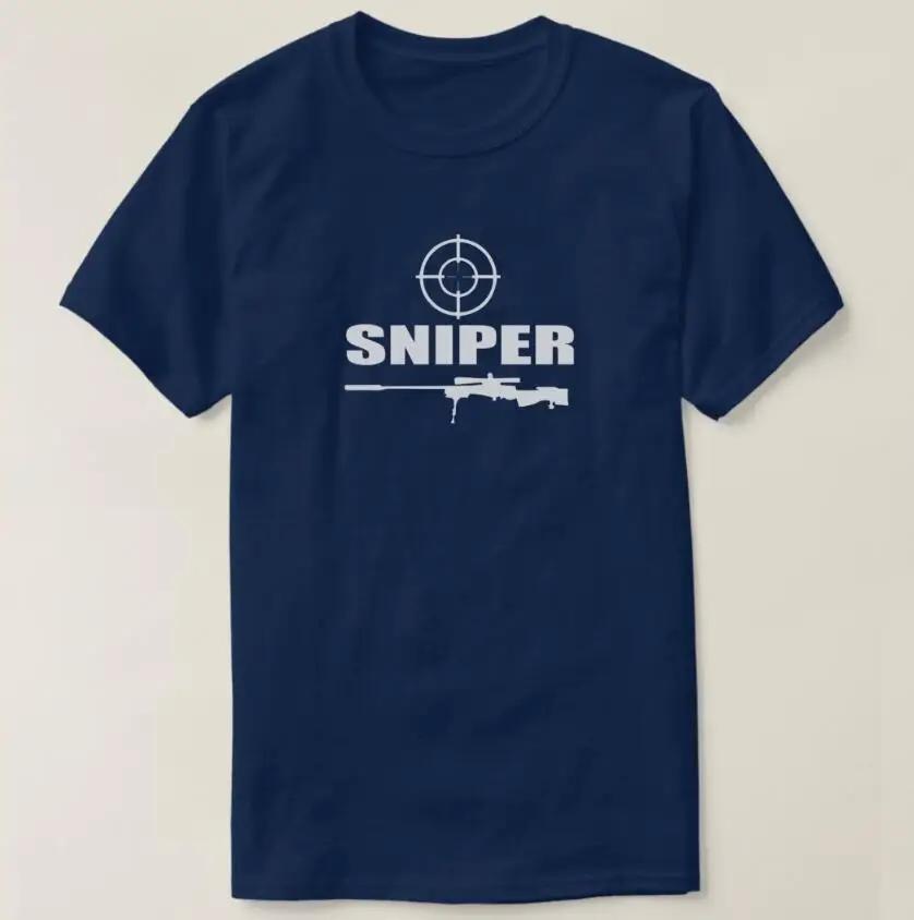 Army Sniper Gun Military Men Shoot TShirt Short Sleeve Casual 100 Cotton ONeck Summer Shirt
