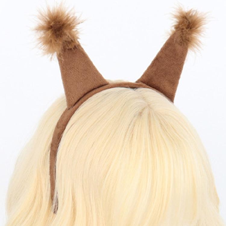 Animal Squirrel Costume Set,Squirrel Ears and Tail Set Animal Fancy Dress Kit for Birthday Party Halloween Cosplay Props