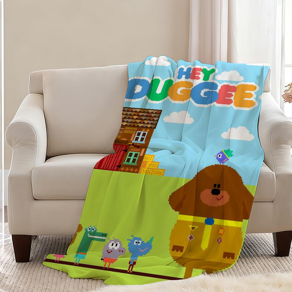 Blanket Throw Super Cosy Plush Living Anime Room Sofa H-HeyS-ES Couch Childish Cartoon D-DuggeeS-ES Birthday Gifts