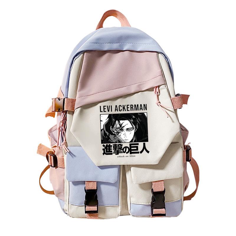 Angriff auf den Riesen Peripheren Bedruckten Rucksack Tagesfreizeit Studenten Schultasche