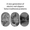 2 In 1 Electric Nail Clipper and Polisher Rechargeable Nail Trimmer
