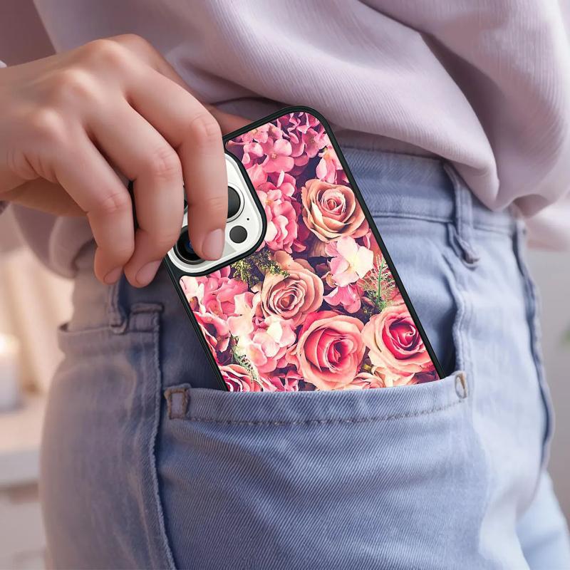 Peony Sunflowe Rose Daisy Plants Flower Phone Case For iPhone 17 Air 15 16e 14 13 Pro Max Coque 12 11 Pro Max PLUS cover