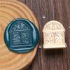 Christmas Seal Stamp Head Replacement, Embossed Seal Stamp Head for Seal Envelope, Invitations Scrapbooking Decoration