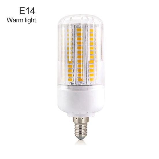 

AC 110/220V 3/4/5/7/8/9/12/15/18W E27 E14 B22 5730 SMD LED Corn Light Lamp Lamp 7W 220V* E14 теплим білим кольором