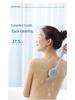 Silicone Long-Handled Bath Brush - Soft Bristle Back Scrubber for Easy Cleaning