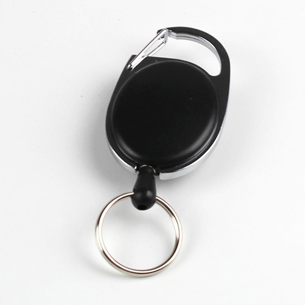 Owalny, łatwy do ciągnięcia, elastyczny ściągacz do kabli, chowany brelok do kluczy, wytrzymały, odporny na zgubienie, teleskopowy brelok do kluczy