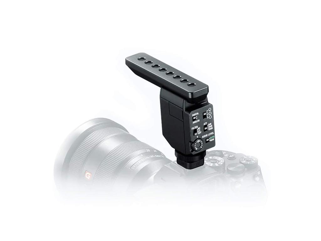 Sony Camera Shotgun Variable with Windscreen ECM-B1M Microphone, Microphone, Directionality,
