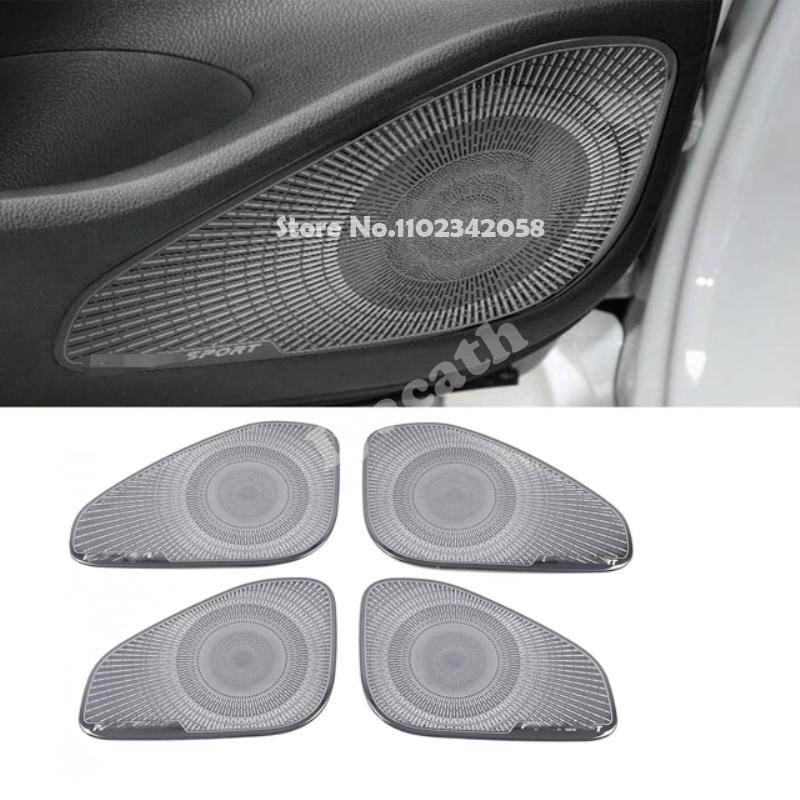 For Mitsubishi Pajero Sport Montero Sport - Door Loudspeaker A Plillar Sound Speaker Cover Sticker Interior Accessories