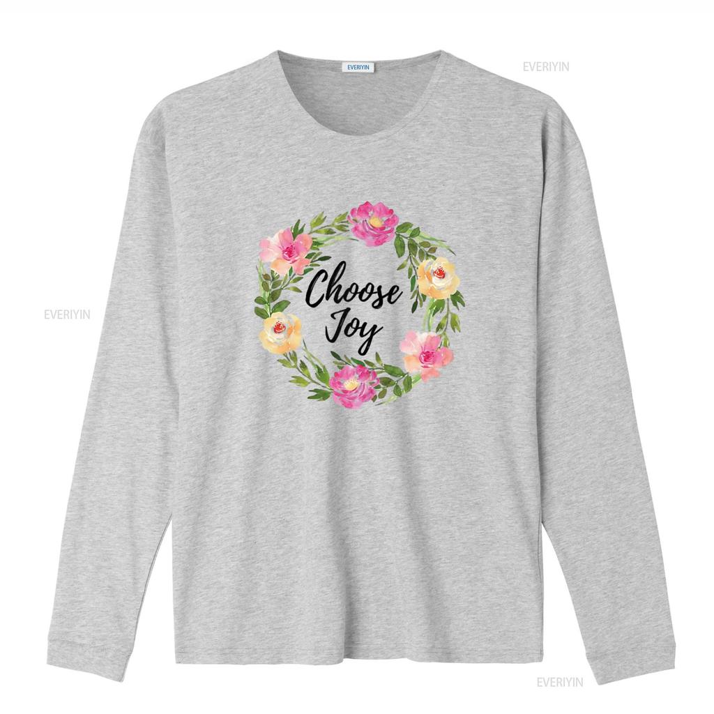 Choose Joy T Shirt To Remind Us Be Joyful vintage Washed Soft Versatile Unisex graphic Stretched designer clothes Casual