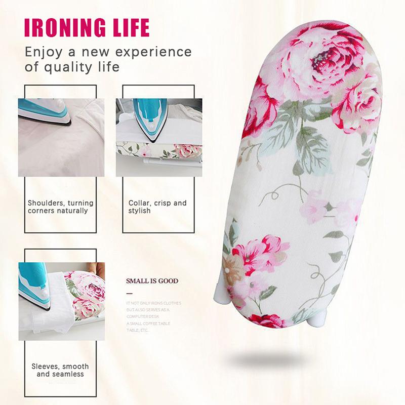 Portable Mini Ironing Board Rack For Clothes, Sleeves And Shirts - Small Size, Easy To Store And Carry