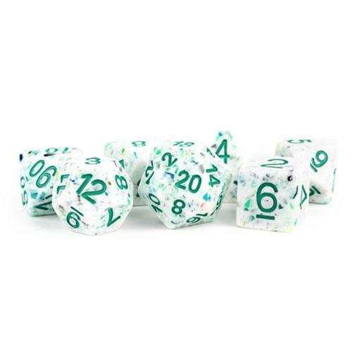 

MDG Recycled Resin Polyhedral Dice Set 16mm (Rainbow)