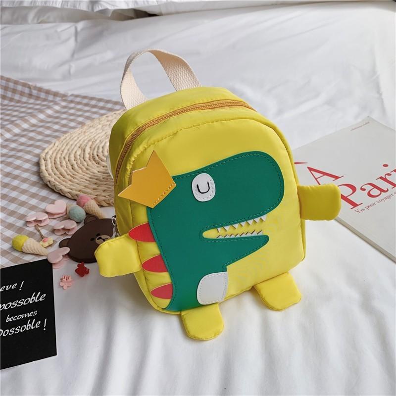 Adorable Dinosaur Backpack For Kids Durable Oxford Cloth Cute Design For Preschoolers