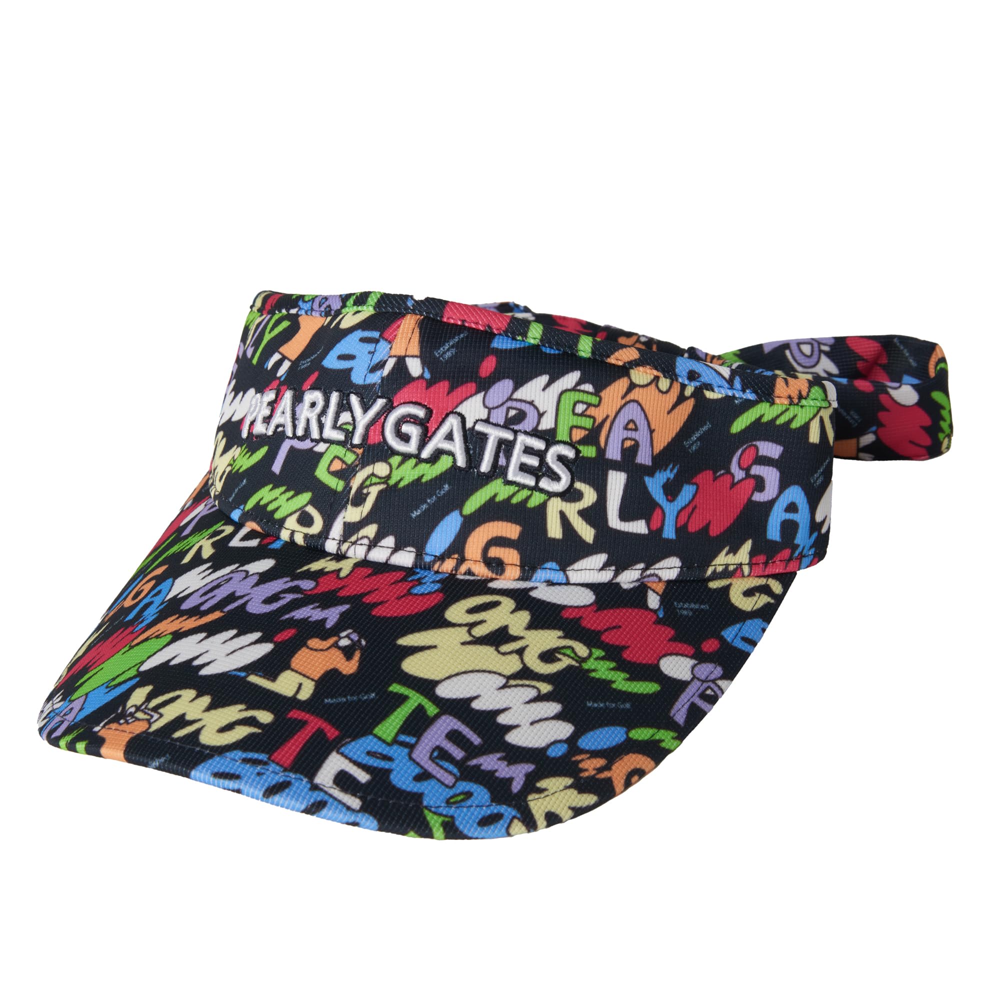 

[PEARLY GATES] Женский солнцезащитный козырёк (Узор против логотипа, Лента сзади) Кепка для гольфа 053-4287808 121 Темно-синий Базовый FR