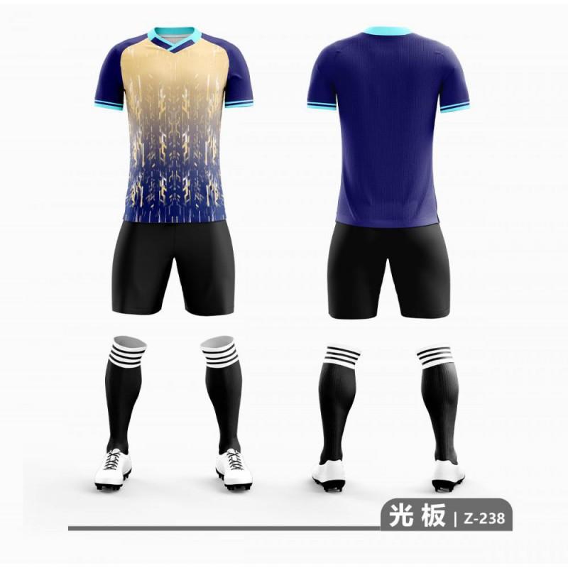 Football Uniform High-end Custom Digital Printed Suit Men Women Adult Short-sleeved Professional Competition Training Uniforms Sports
