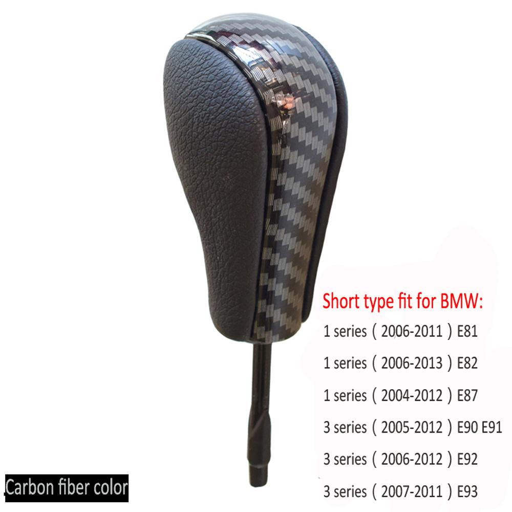 Automatic Gear Shift Knob With Alcantara For BMW E39 E46 E53 E60 E61 E63 E64 E83 E81 E82 E87 E90 E91 E92 E93