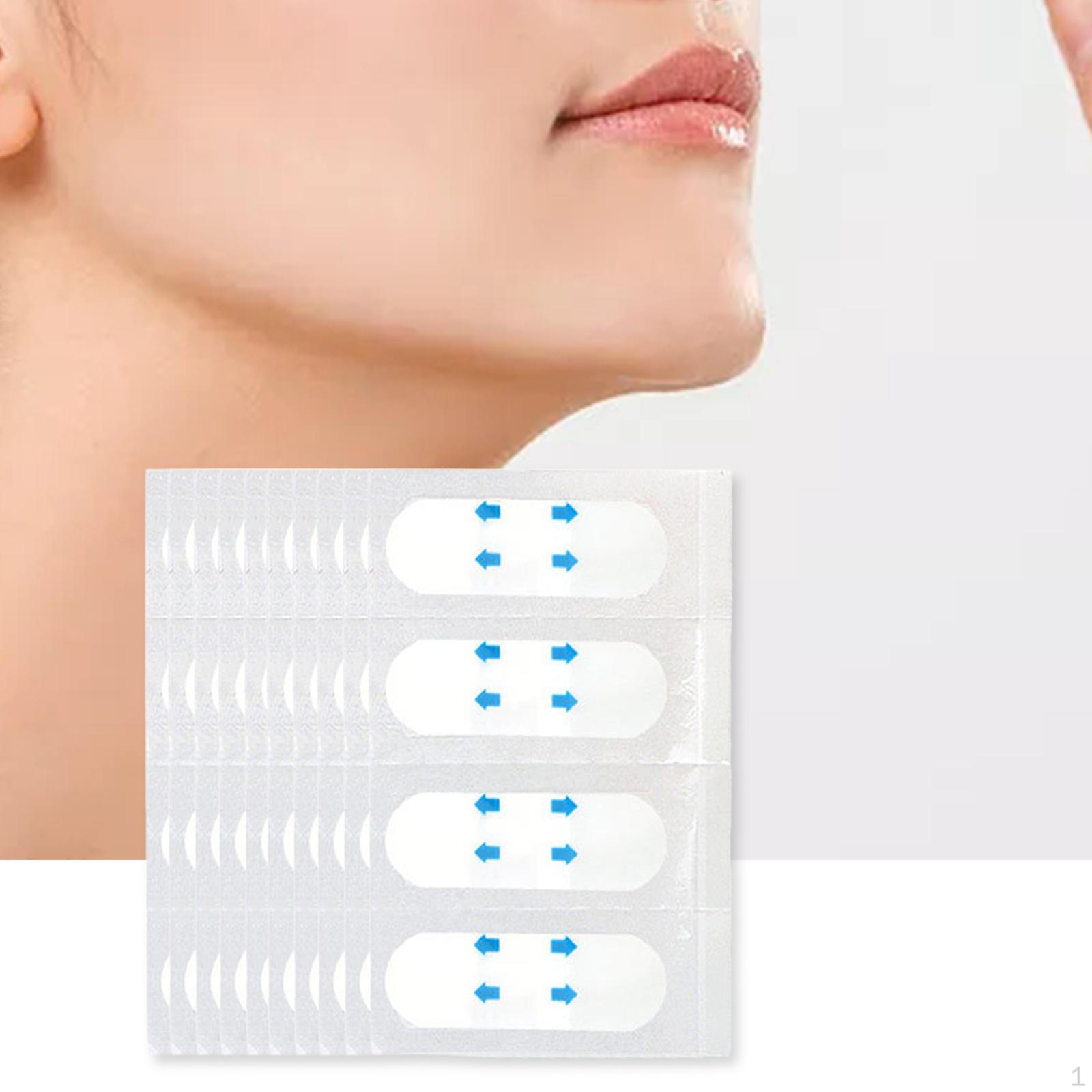 

40 шт. Лента для подтяжки лица, укрепляющий пластырь, ленты для подтяжки лица