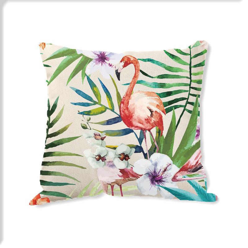 Pillowcase Green Planting Nordic Simple Linen Home Decoration Cushion Cover Design Cushion Cover