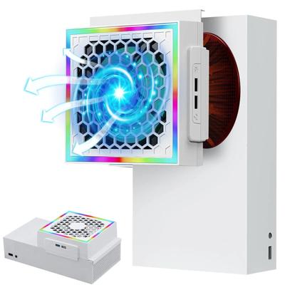 RGB-Lüfter für Xbox Series S, einstellbares 3-Gang-Kühlsystem-Zubehör